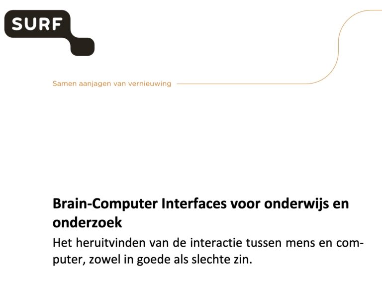 Surf (2024): Brain-computer interfaces voor onderwijs en onderzoek -whitepaper