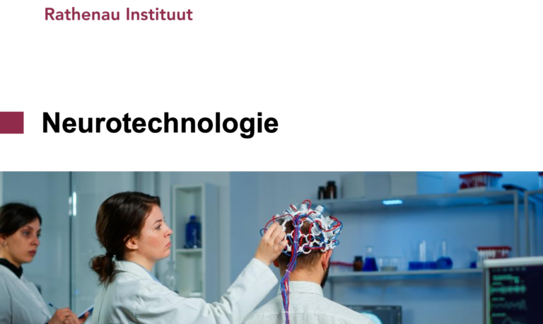 Neurotechnologie Rathenau Scan rapportomslag